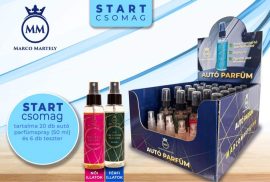 Marco Martely 20 db-os 50 ml pumpás autóillatosító parfüm kínálóban