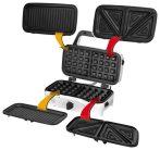 MPM szendvics- és gofrisütő fehér 1200W MOP-33M   