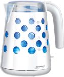 MPM Vízforraló Fehér/Pöttyös 2200W 1,7l MCZ-86   