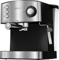 MPM Espresso Kávéfőző Inox/Fekete 750W                                                    