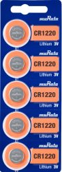 MURATA Lithium CR1220 BL5 elem (20/karton)