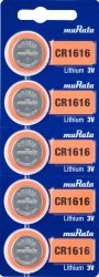 MURATA Lithium CR1616 BL5 elem (20/karton)
