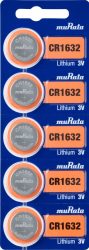 MURATA Lithium CR1632 BL5 elem (20/karton)