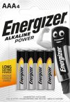 ENERGIZER Power B4 AAA Batteries E92 4 pcs (12/carton)