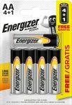 ENERGIZER Power B4 4+1 AA Batteries E91 5 pcs (24/carton)