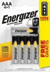 ENERGIZER Power B4 4+1 AAA Batteries E92 5 pcs (12/carton)
