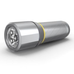 ENERGIZER Metal Vision HD Focus 3 LED Flashlight + 6 pcs AA  (4/carton)