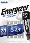 ENERGIZER Ultimate Lithium B4 AAA mikro 4 db (12/karton)