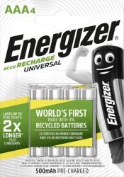 ENERGIZER Universal B4 AAA 500mAh mikro akku (12/karton)