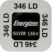 ENERGIZER 346 B1 Silver Oxide óra elem (10/karton)