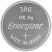 ENERGIZER 386/301 B1 Silver Oxide Watch Battery (10 / carton)