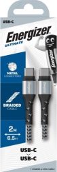 ENERGIZER kábel USB-C - USB-C 2m ezüst
