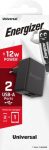 Energizer Universal Wall Charger 12W 24A - 2 USB-A