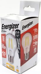 ENERGIZER LED Filament NORMÁL E27 3,6W 2700 K 470 LM (40W) (12/karton)
