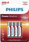 Philips Power Alkaline B4 AAA mikro E92 4 db (12/karton) Philips Power Alkaline B4 AAA mikro E92 4 db (12/karton)