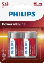 Philips Power Alkaline B2 C baby E93 2 db (12/karton)