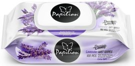 Papilion Levendula nedves törlőkendő zárókupakkal 100 lap (18/karton) Papilion Levendula nedves törlőkendő zárókupakkal 100 lap (18/karton)