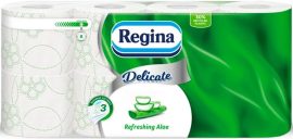 Regina WC papír 8 tekercses DELICATE Aloe 3 rétegű 150 lap (7/karton)