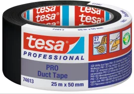 Tesa Eco Pro Duct Tape 25m*50mm fekete ragasztószalag (6/karton) Tesa Eco Pro Duct Tape 25m*50mm fekete ragasztószalag (6/karton)