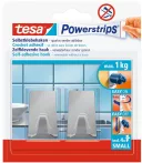 Tesa Powerstrips fémakasztók, szögletes S méretű 2db (6/karton) Tesa Powerstrips fémakasztók, szögletes S méretű 2db (6/karton)