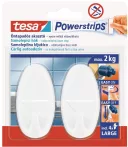 Tesa Powerstrips nagy ovális akasztók L méretű 2db (6/karton) Tesa Powerstrips nagy ovális akasztók L méretű 2db (6/karton)