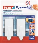 Tesa Powerstrips nagy trend akasztók fehér 2db (6/karton)