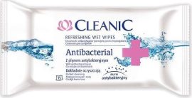 Cleanic Refreshing Wet Wipes - Antibacterial 15 pcs (24/carton)