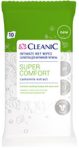   Cleanic Super Comfort Intimate Hygiene Wipes 10 pcs flushable (24/carton)