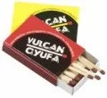 Vulcan Traditional Matches (100/shrink, 1000/carton)