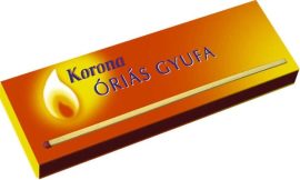 Korona gyufa óriás (12/zsugor, 24/karton)
