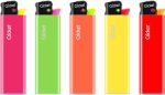   Cricket mechanikus egyszínű öngyújtó FLUO (50/gyűjtő, 500/karton)