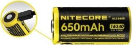 NITECORE Li-Io 16340 RCR123  650 mAh NL1665R micro USB-s akku