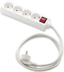 Famatel Extension With 4 Socets With 1,5 m Cable + Switch (10/carton)