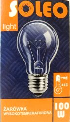 SOLEO GLS 100W E27 230V Vibration-resistant, clear (10/shrink, 100/carton) SOLEO GLS 100W E27 230V Vibration-resistant, clear (10/shrink, 100/carton)