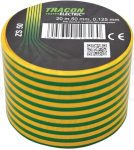PVC Szigetelőszalag 20m*50mm ZÖLD-SÁRGA (100/karton)