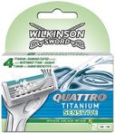   Wilkinson Quattro Titanium Sensitive férfi borotvabetét 4 db-os (10/karton)