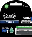   Wilkinson Hydro3 Black férfi borotvabetét 4 db-os (10/karton)