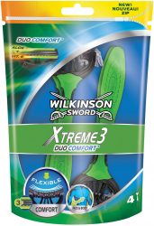Wilkinson XTREME3 Duo Comfort 4 db-os eldobható borotva (10/karton)