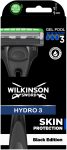   Wilkinson Hydro3 Black férfi borotva készülék + 1 betét (5/karton)