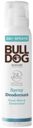 Bulldog Skincare Fresh Mint & Cedarwood Spray Deodorant 24h 125ml (6/karton)