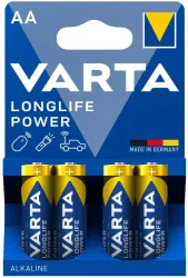 Varta Longlife Power AA B4 ceruza elem 4 db (20/karton) Varta Longlife Power AA B4 ceruza elem 4 db (20/karton)